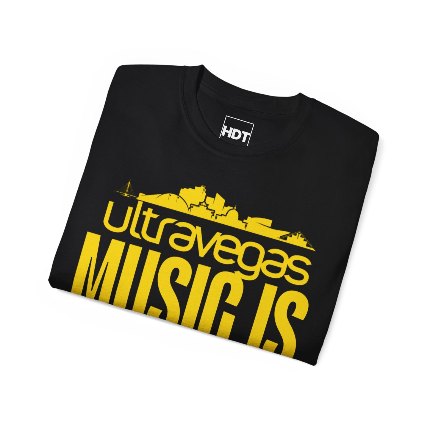 ULTRA VEGAS - Music is My Life Graphic T-Shirt for Music Lovers