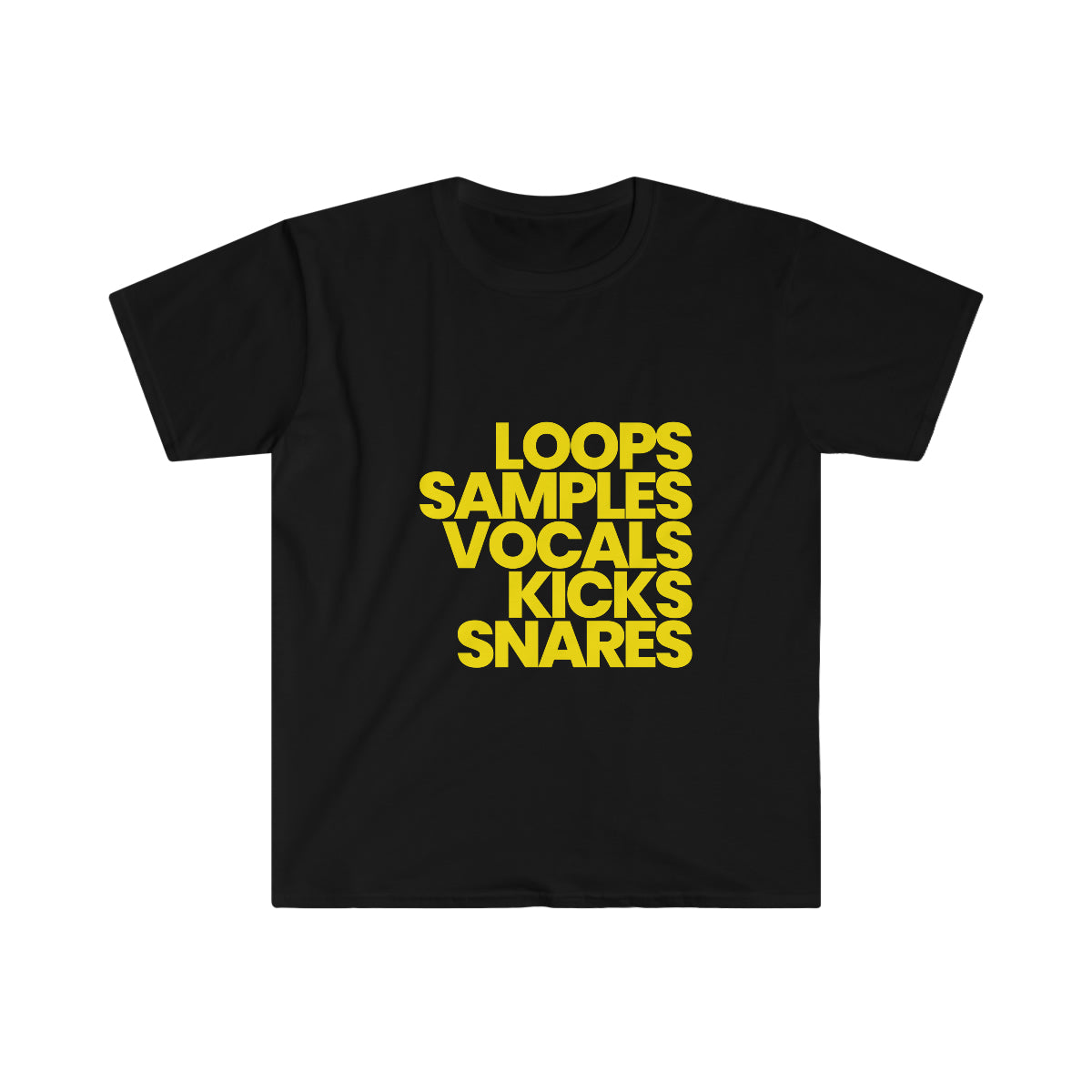 Loops Statement Tee - Blk/Yel