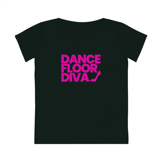 Dancefloor Diva Women's Tee - Blk/Cerise