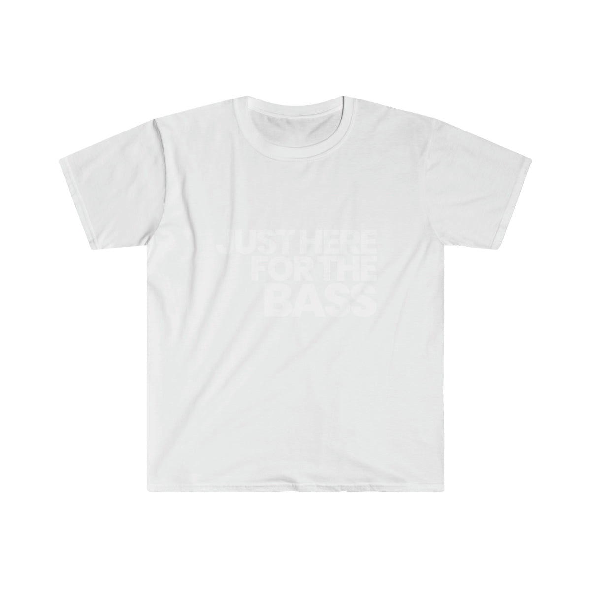 Here for the Bass Statement Tee - Red/Wht