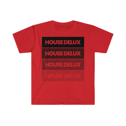 HD Classic Block Fade Tee - Red/Blk