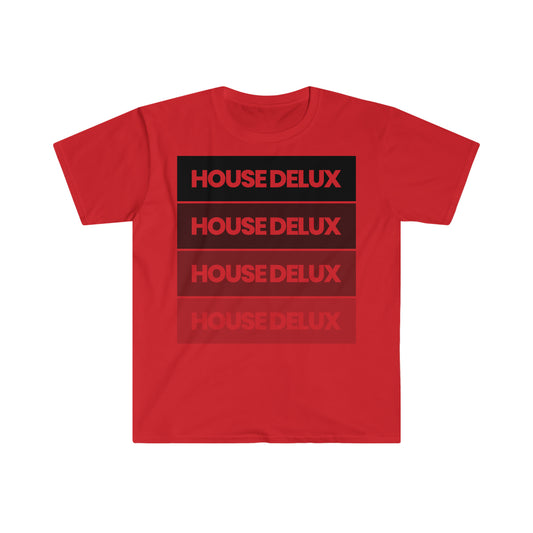 HD Classic Block Fade Tee - Red/Blk