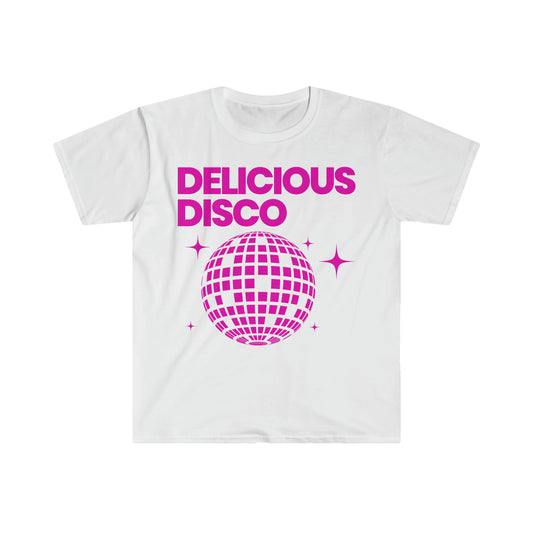 Delicious Disco Unisex Tee - wht/Cer