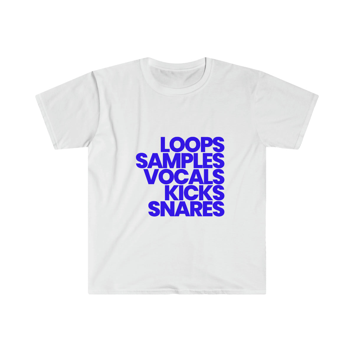 Loops Statement Tee - Yet/Blue