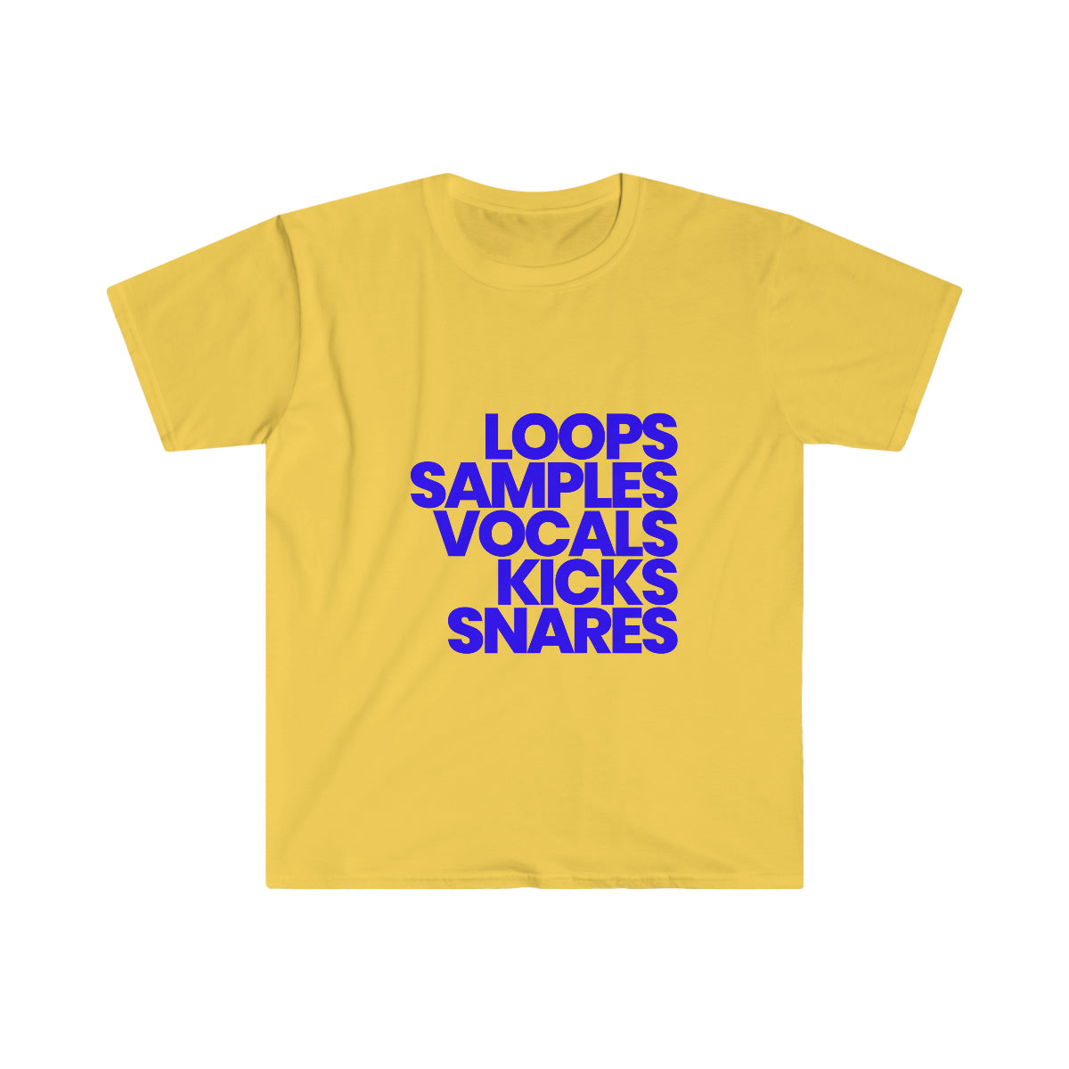 Loops Statement Tee - Yet/Blue