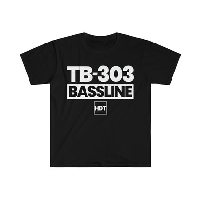 TB303 Bassline Block Tee - Blk/Wht