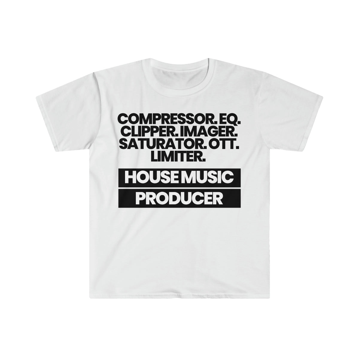 Producer Block Logo Tee - Wht/Blk