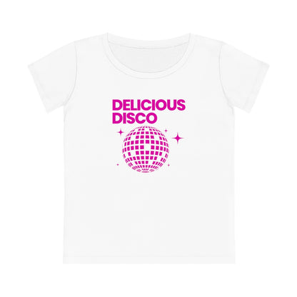 Delicious Disco Womens tee - wht/cer