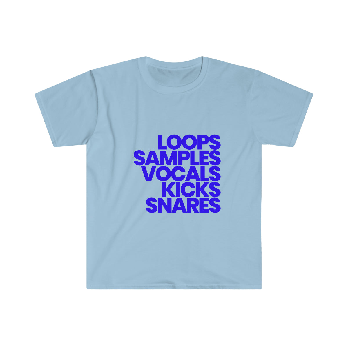 Loops Statement Tee - Yet/Blue